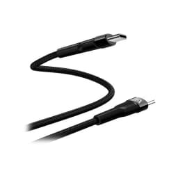CABLE ARGOM DURASPEED TYPE-C TO TYPE-C 240W ULTRA FAST CHARGE 1.8mts Black - imagen 2