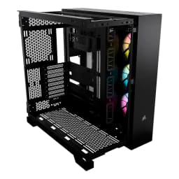 CASE CORSAIR ATX iCUE LINK 6500X RGB 3VEN. SYSTEM-HUB DOS-CAMARAS Black - imagen 1