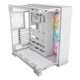 CASE CORSAIR ATX iCUE LINK 6500X RGB 3VEN. SYSTEM-HUB DOS-CAMARAS WHITE - imagen 1