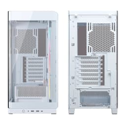 CASE CORSAIR ATX 4500X LX-R RGB iCUE LINK Panoramic Glass 2USB3.2 HD-Audio Mid-Tower White - imagen 1