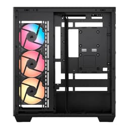 CASE CORSAIR ATX 3500X RS-R ARGB Panoramic Glass 2USB-C 2USB3.2 HD-Audio Mid-Tower Black - imagen 2