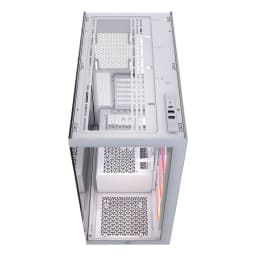 CASE CORSAIR ATX 3500X LX-R RGB iCUE LINK Panoramic Glass 2USB3.2 HD-Audio Mid-Tower White - imagen 3