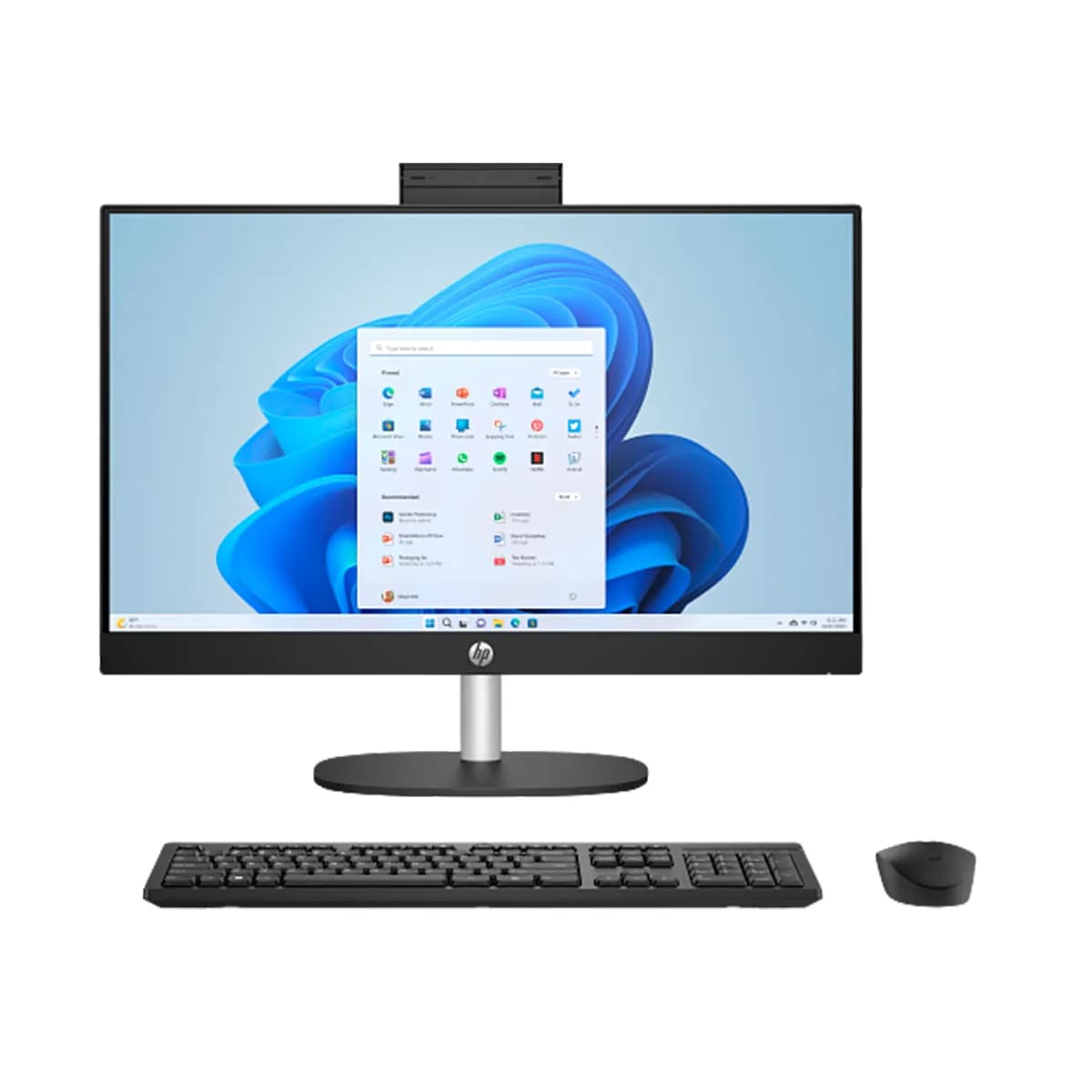 COP. HP AIO 24-cr0253la AMD Ryzen 5 8GB 512GB-M.2 23.8IInch-FHD HDMI USB-C 2USB-A-BLACK