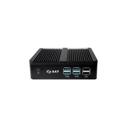 MINI PC SAT Z4125 4GB-DDR3 128GB-SSD Wifi HDMI VGA LAN 8-USB Black - imagen 1