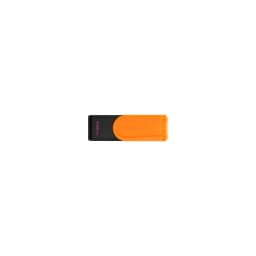 FLASH MEMORY KINGSTON 256GB DATA TRAVELER EXODIA S USB 3.2 BLACK-ORANGE - imagen 1