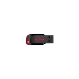 FLASH MEMORY SANDISK 16GB Cruzer Blade USB-A 2.0 Black-Red - imagen 2