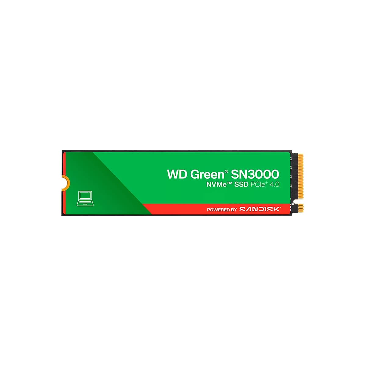 SSD WESTERN DIGITAL 500GB M.2 SN3000 NVMe 5000MB-s PCIe Gen 4.0 Green 3y