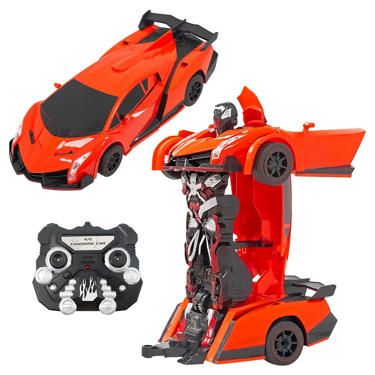 ROBOT TRANSFORMERS CAR TROOPERS FIERCE RADIO CONTROL CHANGING CAR VARIOS COLORES