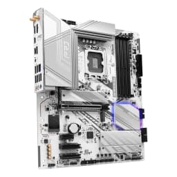 MBO ASROCK Z890 Pro RS Wifi 6E White Intel Core Ultra LGA1851 4DDR5 HDMI DP M.2 8USB3.2 PCIe5.0 ATX - imagen 1