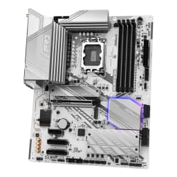 MBO ASROCK Z890 Pro RS Wifi 6E White Intel Core Ultra LGA1851 4DDR5 HDMI DP M.2 8USB3.2 PCIe5.0 ATX - imagen 2