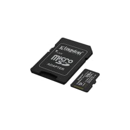 MICRO-SD SDCS3 KINGSTON 128GB CANVAS Select Plus Gen3 100MB-s with Adapter - imagen 1