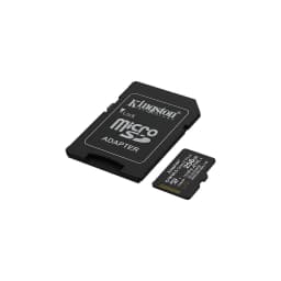 MICRO-SD SDCS3 KINGSTON 256GB CANVAS Select Plus Gen3 150MB-s with Adapter - imagen 1