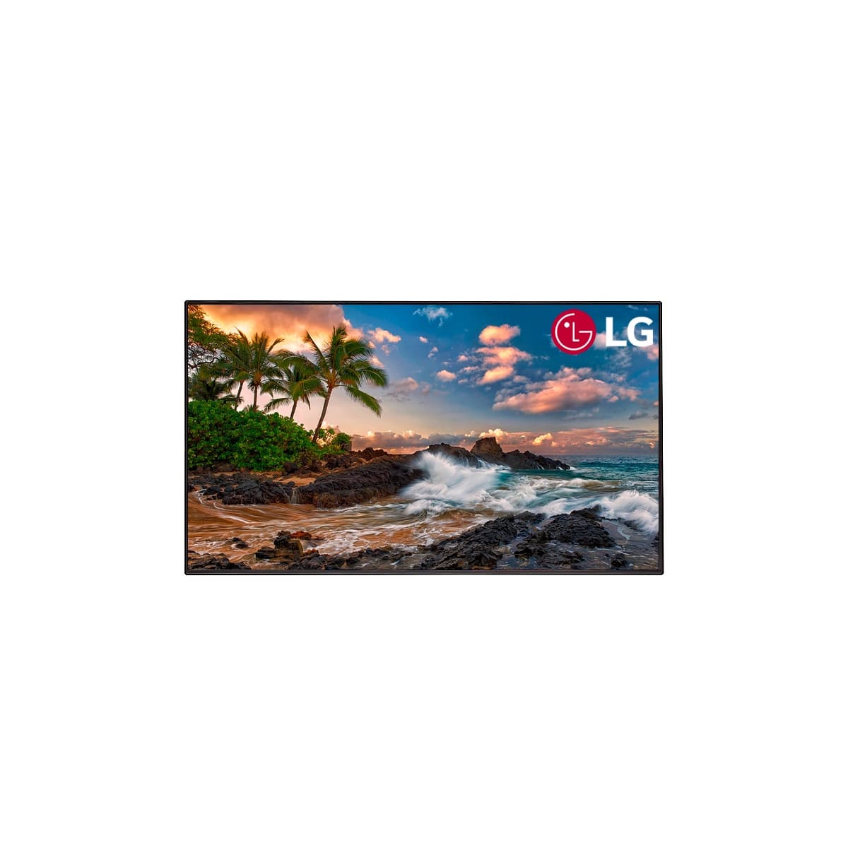 MONITOR LG 55Inch IPS 3840x2160 UHD 500nit 12.1mm 3HDMI DP USB-2.0 RJ45 Black