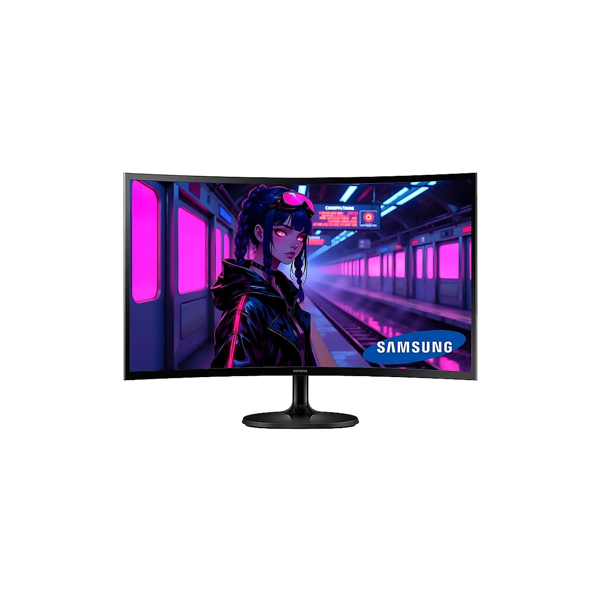 MONITOR SAMSUNG Gaming Essential S3 6GD 24Inch Curved Full-HD 100Hz 4GTG D-Sub HDMI Black