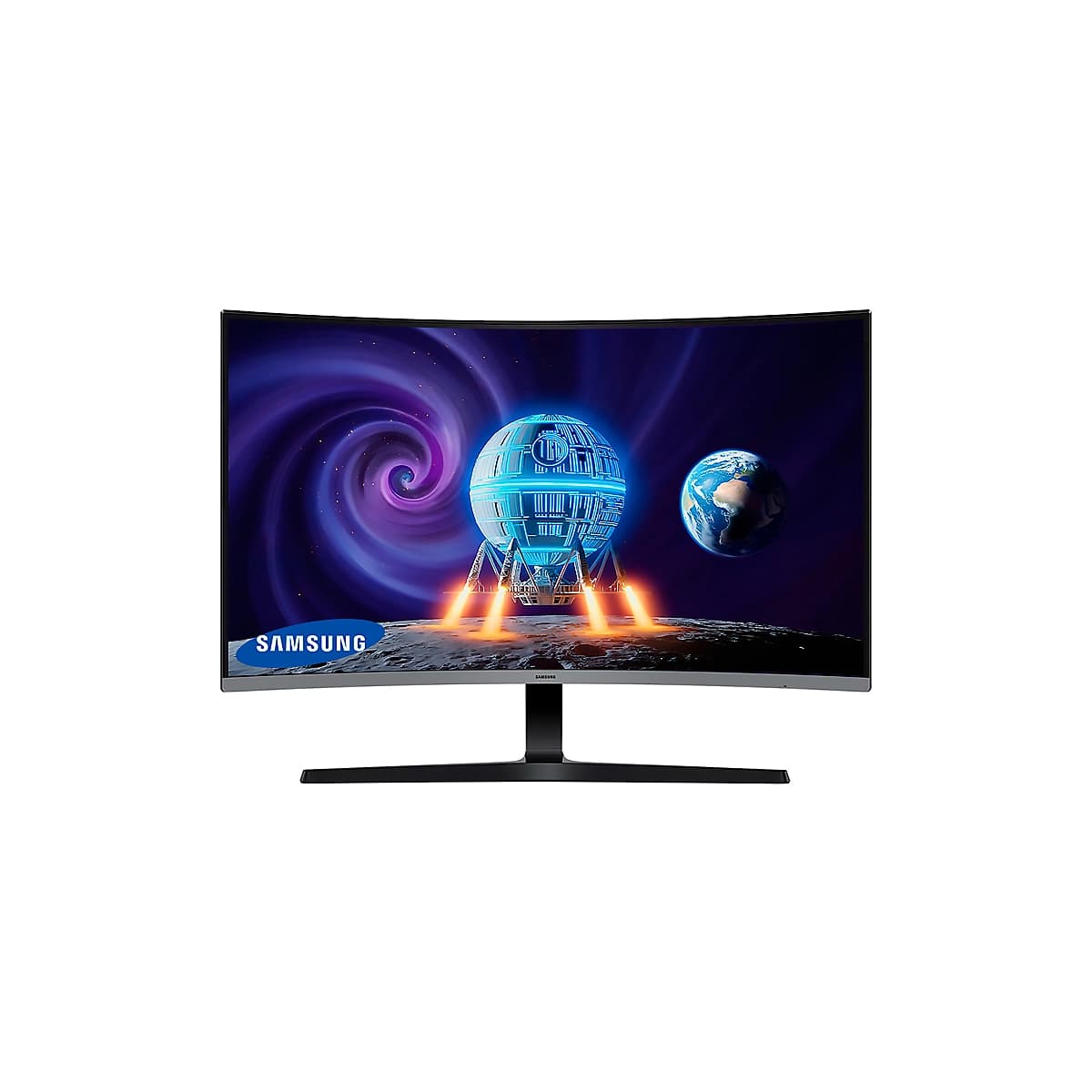MONITOR SAMSUNG Essential 32Inch Curved Full HD 100Hz Refresh 4ms D-Sub HDMI Grafito