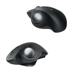 MOUSE LOGITECH MX ERGO S NEGRO TRACKBALL WIRELESS RECARGABLE BT LOGI BOLT FLOW 20° INCLINACION - imagen 2