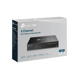 NVR TPLINK VIGI NVR1004H-4P PoE Plus 4 CANALES HDMI 4K BLACK - imagen 3