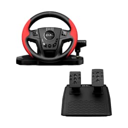 RACING WHEEL GENIUS SPEEDMASTER CON PEDAL PARA PS4 PS3 PC - imagen 1
