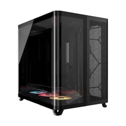 CASE CORSAIR ATX TRIPLE CAMARA ARGB AIR 5400 Tempered Glass 2USB3.2 HD-Audio Mid-Tower Black - imagen 1