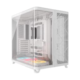 CASE CORSAIR ATX TRIPLE CAMARA AIR 5400 LX-R RGB iCUE LINK Tempered 2USB3.2 HD-Audio Mid-Tower White - imagen 1
