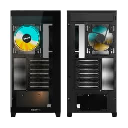 CASE GIGABYTE C500 Panoramic Stealth Mid-Tower Vidrio Templado USB-C 4 Vent-ARGB Negro - imagen 1