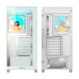 CASE GIGABYTE C500 Panoramic Stealth ICE Mid-Tower Vidiro Templado USB-C 4 Vent-ARGB Blanco - imagen 1