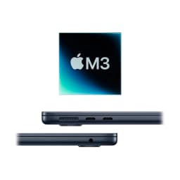 APPLE MacBook AIR M3 24GB 512GB-SSD 13.6.Inch MacOS Midnight - imagen 2