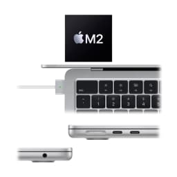APPLE MACBOOK AIR M2 8GB 256GB-SSD 13.6Inch macOS Midnight - imagen 2