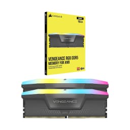 DIMM CORSAIR Vengeance RGB DDR5 6000MT-S 32GB (2 x 16GB) 288pin 1.35V CL38 Gray - imagen 3