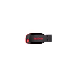 FLASH MEMORY SANDISK 32GB Cruzer Blade USB-A 2.0 Black-Red - imagen 2