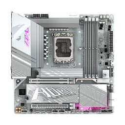 MBO GIGABYTE Z890M ELITE WF7 ICE Intel Core Ultra LGA1851 DDR5-6400 HDMI DP USB4 3m.2 PCIe5.0 mATX - imagen 1