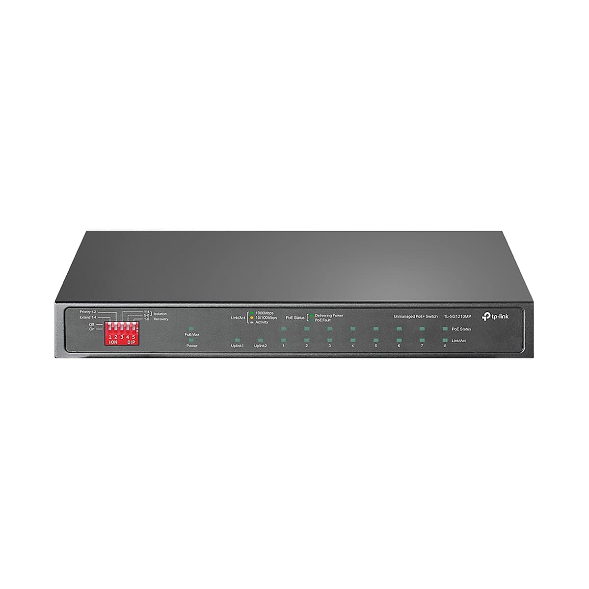 SWITCH TP-Link TL-SG1210MP 10-Port Gigabit con 8 Port PoE Plus