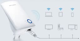 EXTENSOR DE COBERTURA WI-FI A 300MBPS ANTENA INTERNA TL-WA850RE - imagen 6
