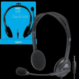 HEADSET LOGITECH H111 NEGRO ESTEREO MULTIDISPOSITIVO ALAMBRICO 3.5MM - imagen 2