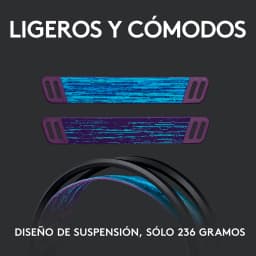 HEADSET LOGITECH GAMING G535 WIRELESS LIGHTSPEED - imagen 6
