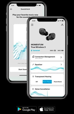 HEADPHONES SENNHEISER MOMENTUM TRUE WIRELESS 3 NOISE-CANCELING IN-EAR GRAPHITE WITH BOX - imagen 10