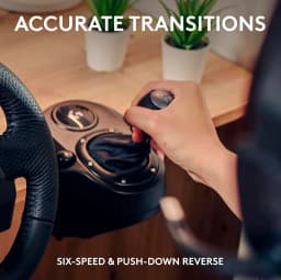 DRIVING FORCE SHIFTER LOGITECH NEGRO 6 VELOCIDADES REVERSE G29-G920 - imagen 6