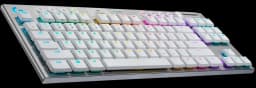TECLADO LOGITECH GAMER G915 TKL RGB MECANICO SWITCH GL TACTIL WIRELESS BLANCO - imagen 3