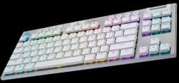 TECLADO LOGITECH GAMER G915 TKL RGB MECANICO SWITCH GL TACTIL WIRELESS BLANCO - imagen 4
