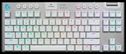 TECLADO LOGITECH GAMER G915 TKL RGB MECANICO SWITCH GL TACTIL WIRELESS BLANCO - imagen 2