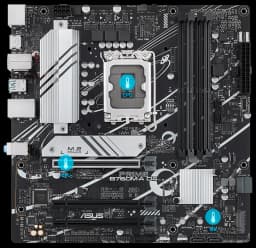 MBO ASUS PRIME B760M-A 13VA LGA1700 DDR5-7200 HDMI DP 2M.2 USB3.2 USB-C PCIE4.0 MATX - imagen 12