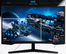 MONITOR SAMSUNG GAMING ODYSSEY G5 32INCh. QHD 165HZ CURVO DP HDMI ANTI GLARE Black - imagen 7