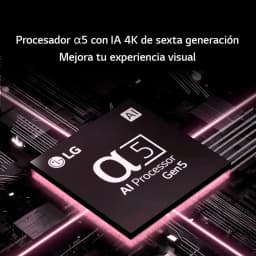 TV LG 50INC ALPHA5 4K GEN 6 WEBOS 23 THINQ AI HDR WIFI BT 3 HDMI 2.1 USB LAN - imagen 6