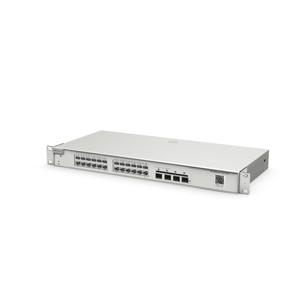 Switch Ruijie Reyee RG-NBS5200-24GT4XS L3 | 24 Puertos Gigabit + 4 Uplink 10G SFP+ | Core Empresarial