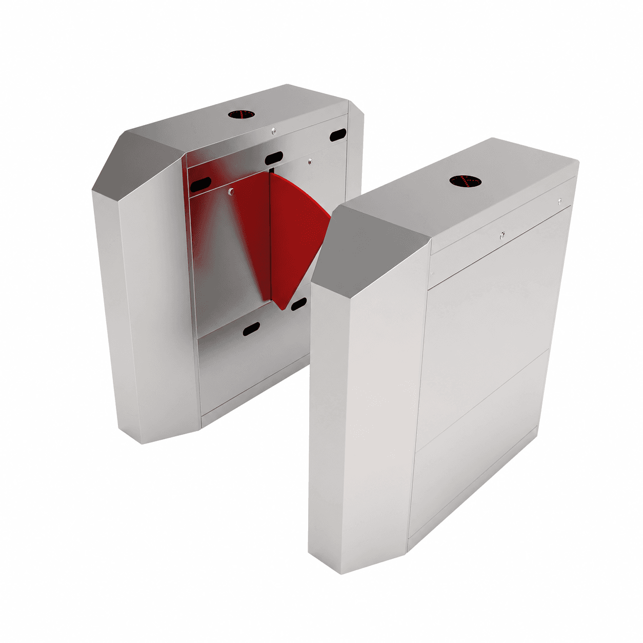 ZKTeco FBL2000 | Barrera Flap Bidireccional para Control de Acceso de Alto Flujo