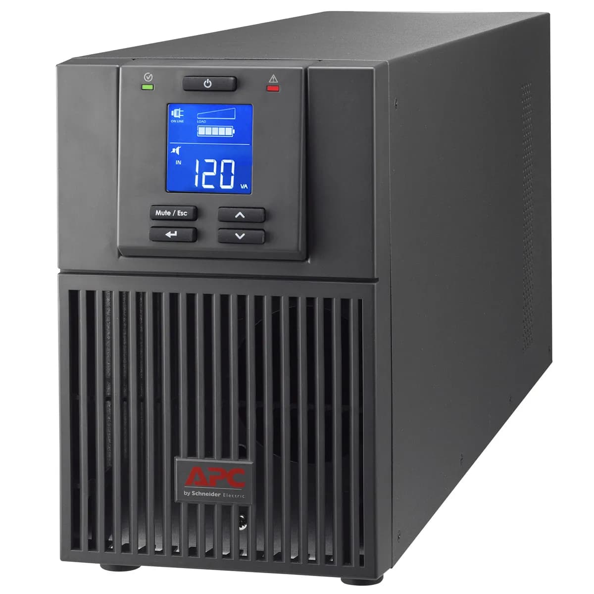 UPS APC SRV1KA ON LINE 120V EASY UPS 4 TOMAS. PANTALLA LCD. TOWER 800VATIOS-1.0KVA