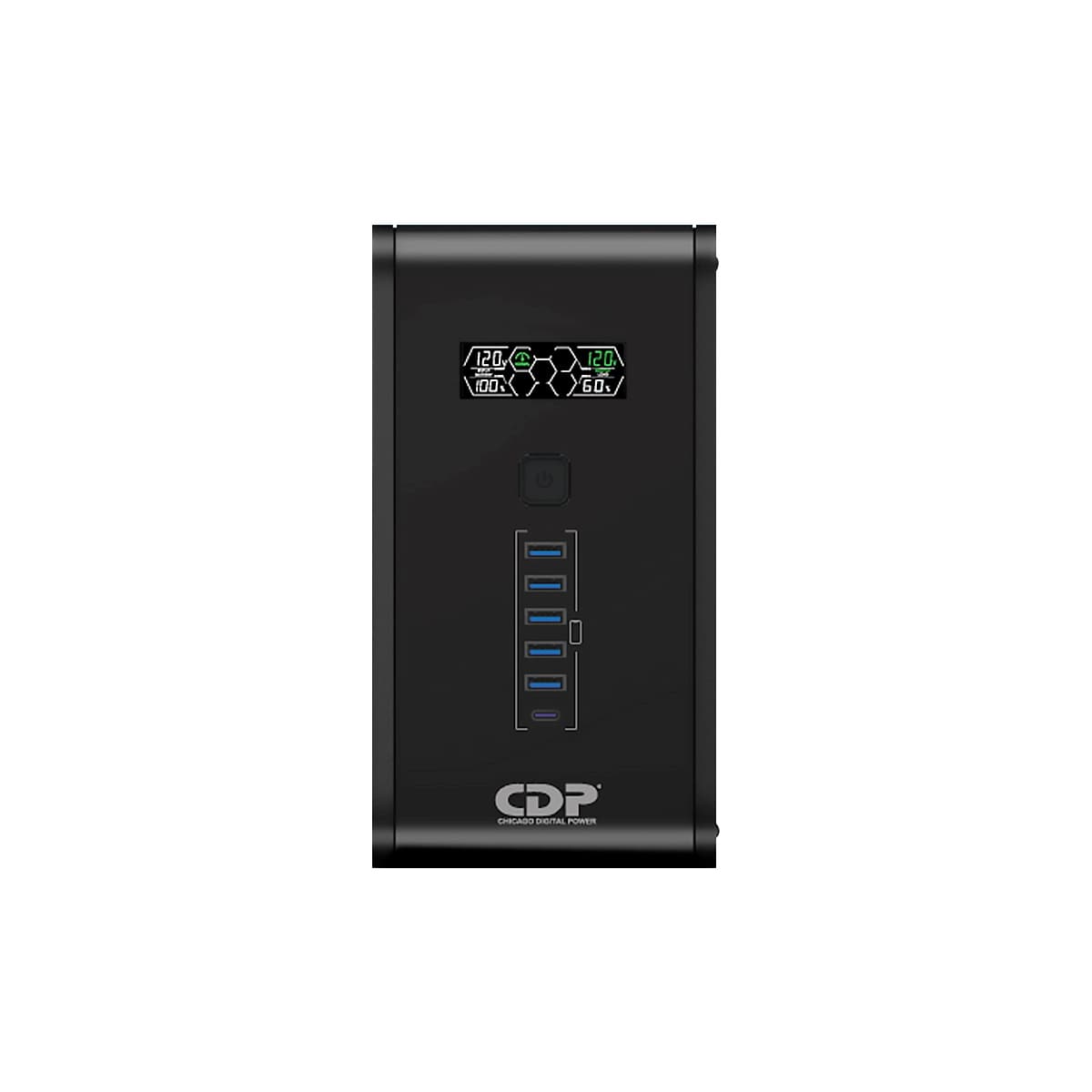 UPS CDP R-SMART 1210 INTERACTIVO 1200VA-720W 120V 5-AVR 5-SP RJ11-RJ45 PANT. LCD