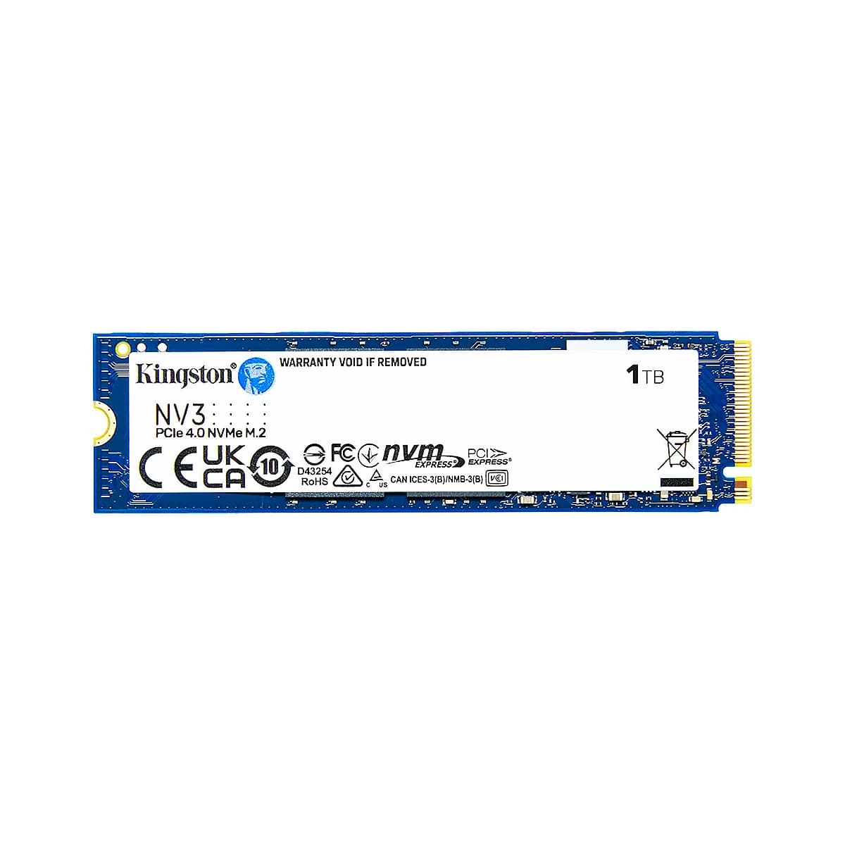 SSD KINGSTON 1TB M.2 2280 SNV3S-1000G PCIe 4.0 x 4 NVMe 6000-4000MB-s NAND 3D