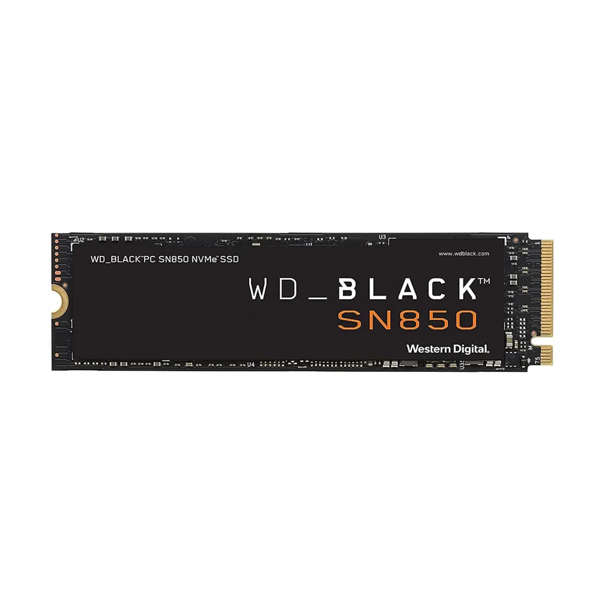 SSD WESTERN DIGITAL 2TB SN850 M.2 2280 NVME 7300MB-S GEN4 PCIE GAMING BLACK