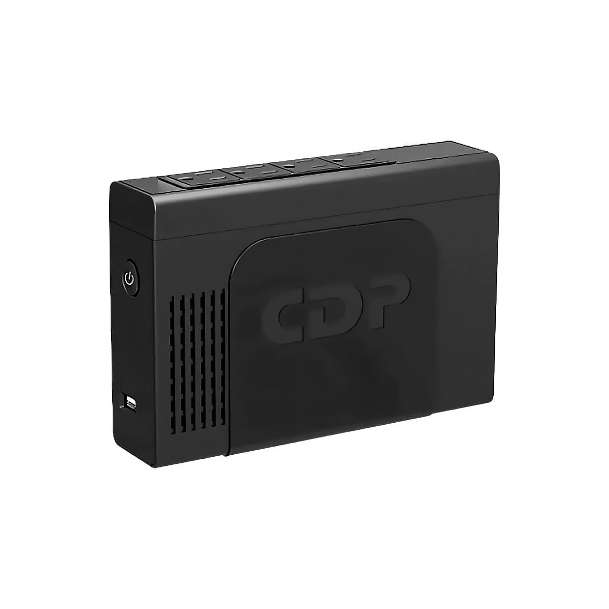 UPS CDP LI-504 500VA-250W LITHIUM BATERY 4 TOMAS 1USB-C NEGRO